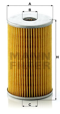 Öljynsuodatin MANN-FILTER H 820/3 x