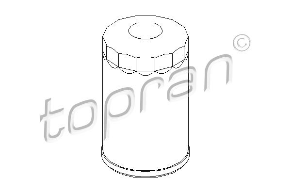 Öljynsuodatin TOPRAN 500 726