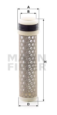Toisioilmasuodatin MANN-FILTER CF 5001