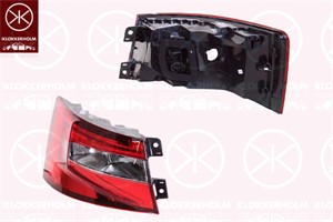 Takavalo, Oikea, SKODA SUPERB III, 3V5945208A, 3V5945712A