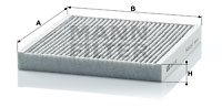 Raitisilmasuodatin MANN-FILTER CUK 2132