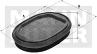 Toisioilmasuodatin MANN-FILTER CF 2125