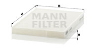 Raitisilmasuodatin MANN-FILTER CU 2620