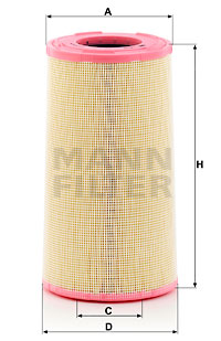 Ilmansuodatin MANN-FILTER C 26 024 KIT