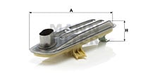 Hydrauliikkasuodatin, automaattivaihteisto MANN-FILTER H 212 x KIT