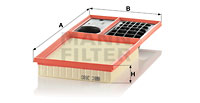 Ilmansuodatin MANN-FILTER C 3880