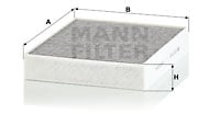 Raitisilmasuodatin MANN-FILTER CUK 25 001