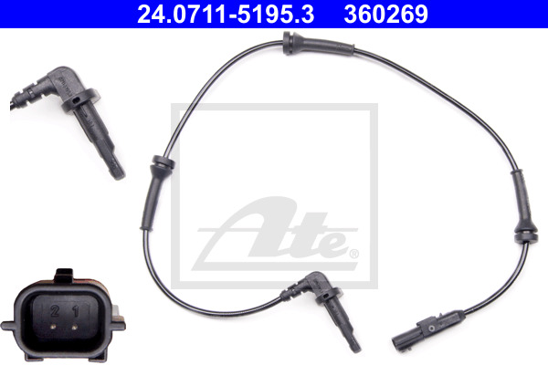 ABS-anturi ATE 24.0711-5195.3
