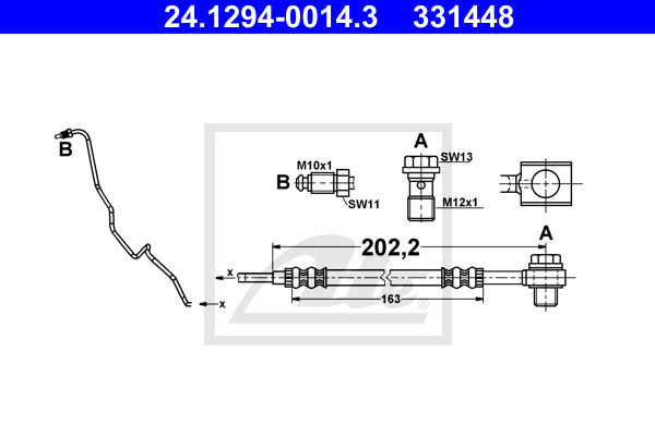 Jarruletku ATE 24.1294-0014.3