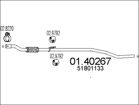 Pakoputki MTS 01.40267