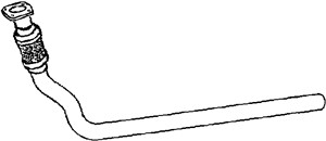 Pakoputki, Edessä, SEAT TOLEDO I, VW GOLF III, GOLF Variant III, PASSAT B3/B4, PASSAT B3/B4 Variant, VENTO, 1H0253091AT, 1H0253091L