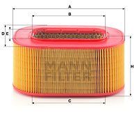 Ilmansuodatin MANN-FILTER C 29 200