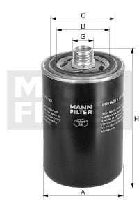 Hydrauliikkasuodatin, automaattivaihteisto MANN-FILTER WD 940/4