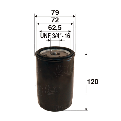 Öljynsuodatin VALEO 586029