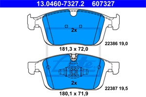 Jarrupalasarja, levyjarru, Etuakseli, VOLVO XC60, 31445985
