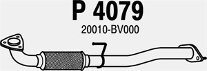 Pakoputki, Edessä, NISSAN PRIMERA, PRIMERA Hatchback, PRIMERA Kombi, 20010-BV000
