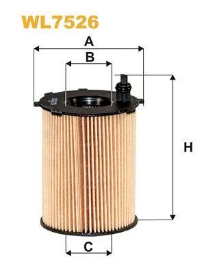 Öljynsuodatin WIX FILTERS WL7526
