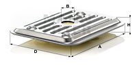 Hydrauliikkasuodatin, automaattivaihteisto MANN-FILTER H 2019 KIT 1