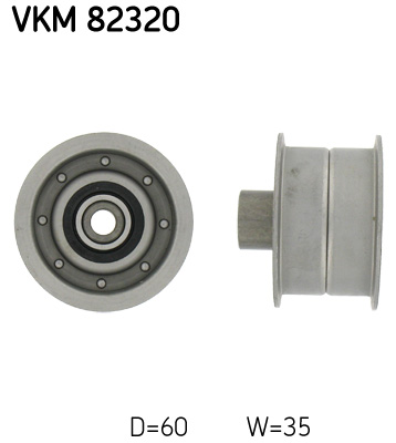 Ohjainrulla, hammashihna SKF VKM 82320