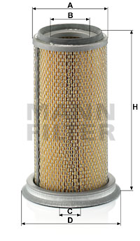 Ilmansuodatin MANN-FILTER C 14 168