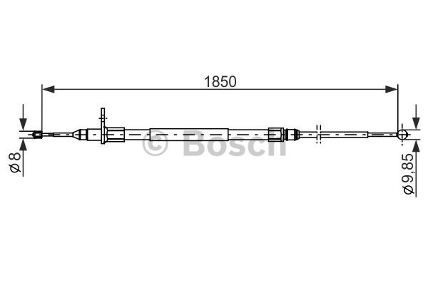 Käsijarruvaijeri BOSCH 1 987 482 255