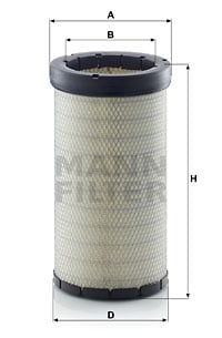 Toisioilmasuodatin MANN-FILTER CF 22 160