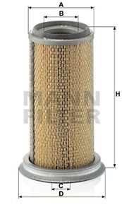 Ilmansuodatin, LAND ROVER DISCOVERY I, RANGE ROVER I, ESR 1049