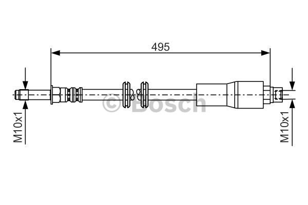 Jarruletku BOSCH 1 987 481 005