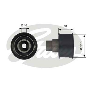 Ohjainrulla, hammashihna, OPEL,VAUXHALL, 5636424, 636418, 90411787, 9128741