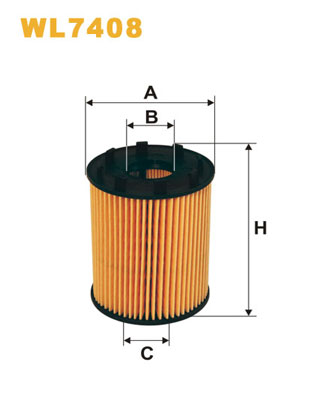 Öljynsuodatin WIX FILTERS WL7408