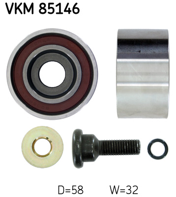 Ohjainrulla, hammashihna SKF VKM 85146