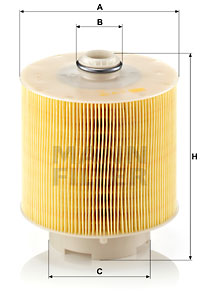 Ilmansuodatin MANN-FILTER C 17 137 x