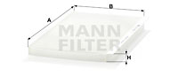 Raitisilmasuodatin MANN-FILTER CU 3455