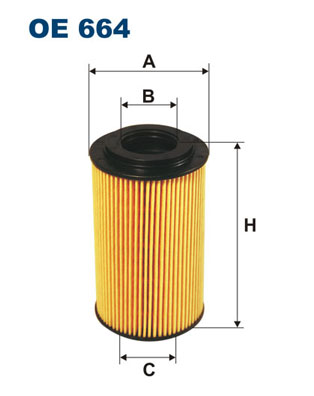 Öljynsuodatin FILTRON OE 664