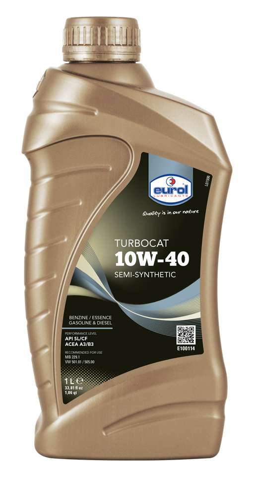Moottoriöljy EUROL 10W40 TURBOCAT 1L
