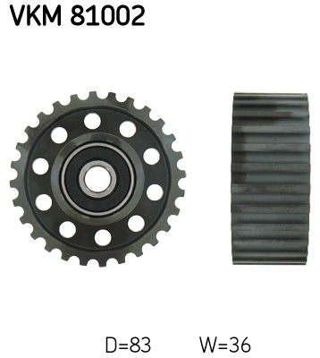 Ohjainrulla, hammashihna SKF VKM 81002