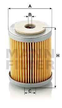 Polttoainesuodatin MANN-FILTER P 609