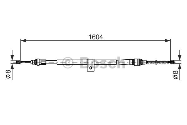 Käsijarruvaijeri BOSCH 1 987 477 980