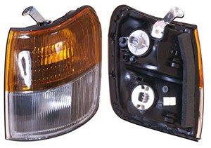 Vilkkuvalo, Eteen, vasen, MITSUBISHI PAJERO II, PAJERO Canvas Top II, MB831081, MR124957