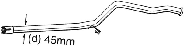 Korjausputki, katalysaattori BOSAL 889-181