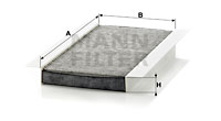 Raitisilmasuodatin MANN-FILTER CUK 3337