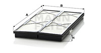 Raitisilmasuodatin MANN-FILTER CU 3759