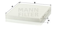 Raitisilmasuodatin MANN-FILTER CU 23 009