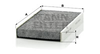 Raitisilmasuodatin MANN-FILTER CUK 1629