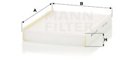 Raitisilmasuodatin MANN-FILTER CU 26 006