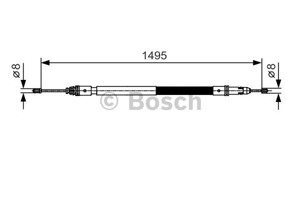 Käsijarruvaijeri BOSCH 1 987 482 118