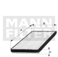 Raitisilmasuodatin MANN-FILTER CU 3058/1