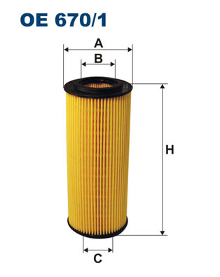 Öljynsuodatin FILTRON OE 670/1