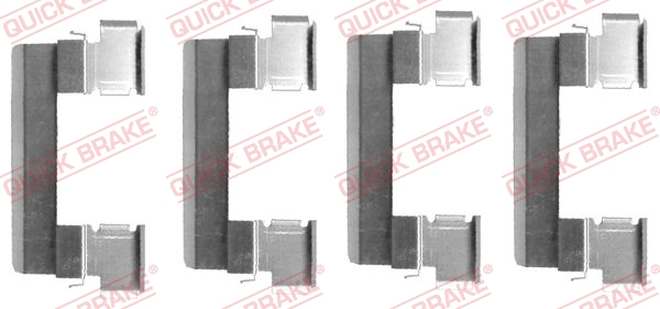 Tarvikesarja, jarrupala QUICK BRAKE 109-1655
