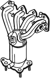 Katalysaattori, Edessä, SEAT CORDOBA, IBIZA III, IBIZA IV, IBIZA SC IV, IBIZA ST IV, SKODA FABIA II, FABIA Combi II, ROOMSTER, VW POLO,